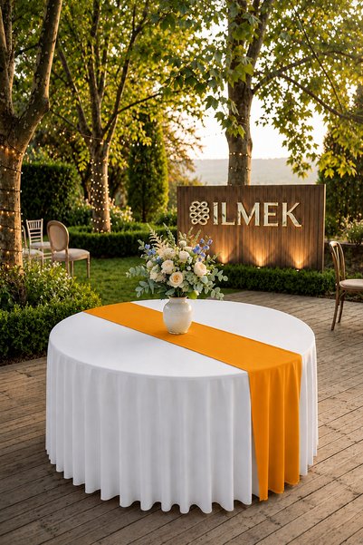 ilmek Dertsiz Runner |   Does Not Need Ironing, Does Not Retain Stains. |   For Wedding, Event, Organization, Hotel, Restaurants and Home