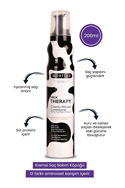 Morfose Milk Theraphy Saç Köpüğü 200 Ml