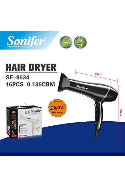 Sonifer مجفف شعر 1900-2300 واط - ضمان لمدة سنتين SF-9534