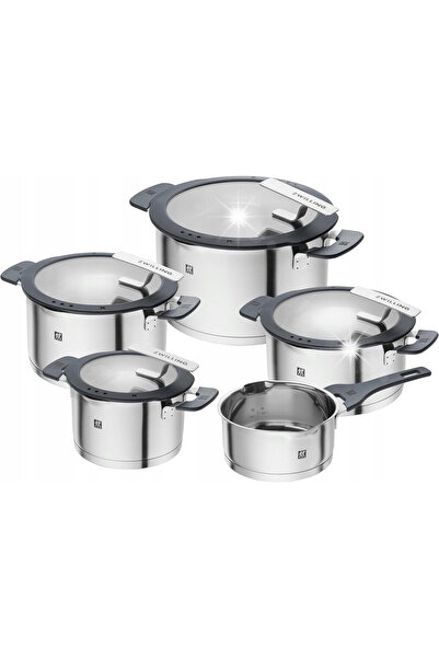 NO BRAND SET TIGĂI PENTRU TORT 5 BUC., INOX, SITĂ ÎN CAPAC, INDUCȚIE
