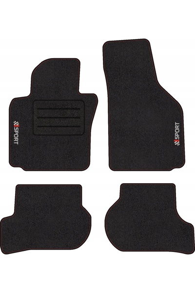 NO BRAND Covorașe de catifea pentru SEAT LEON II (2005 - 2012) LUX
