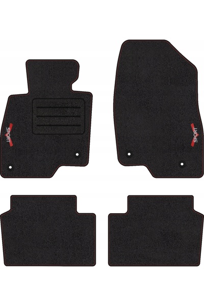 NO BRAND COVORAȘE DIN VELUR CU BRODERIE PENTRU MAZDA 6 III GJ COMBI (2012 - 2...