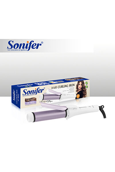 Sonifer مكواة تجعيد الشعر السيراميكية 40 مم 47 واط رقمية 180-220 درجة مئوية م...