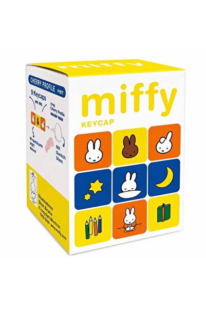 Choice1 Random 1Pcs Miffy Rabbit 6 Styles Color Matching Keycap Keychain Pend...