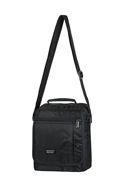 SEVENTEEN 2245 Waterproof Men's Messenger Bag Black Multi-Compartment Cross S...
