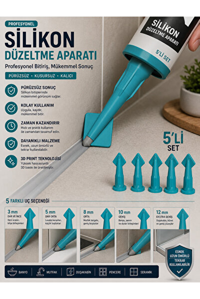 Flexilab Creative Silikon Düzeltme Aparatı 5'li Set Profesyonel Silikon Çekme...