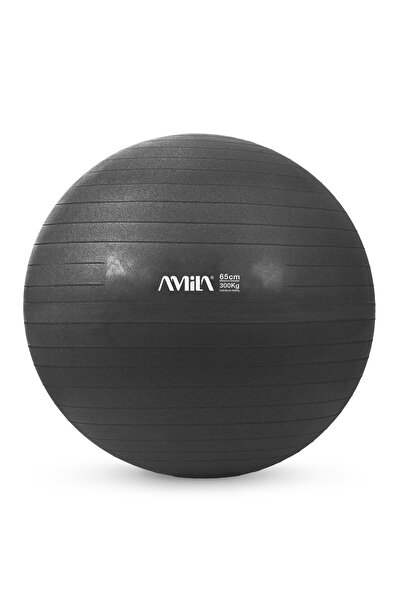 Amila Μπάλα Γυμναστικής 65 cm - Μαύρη