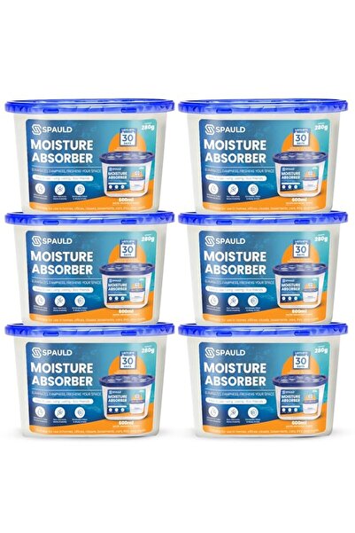 Generic Brand Moisture Absorbers 6 Pack, Humidity Absorber for Wardrobes, Bat...