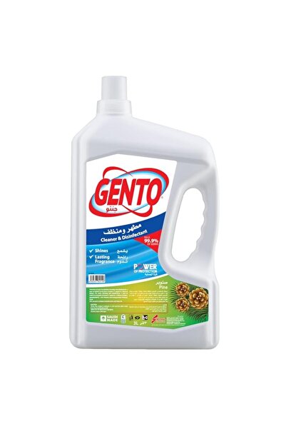 Generic Brand Gento Cleaner and Disinfectant 3 Liter, Pine (Packaging may vary)