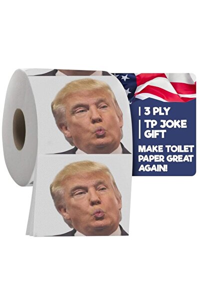 Generic Brand Gagster Donald Trump Toilet Paper Roll | Full Color Image | Fun...