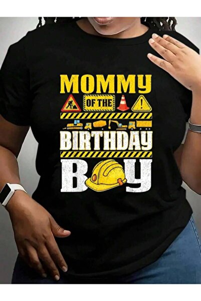 k222 Mommy Of Birthday Boy Construction Party Matching Cruise Vacation Trip B...