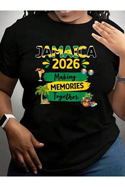 26LIK تي شيرت جامايكا 2026 لصنع الذكريات مع العائلة، رحلة سياحية، عطلة صيفية ...