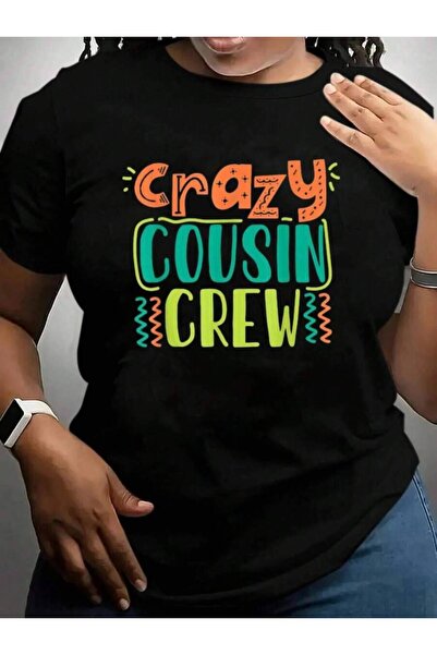 29CUN تي شيرت The Crazy Cousin Crew Cruise Vacation Trip ذو الرسومات السوداء