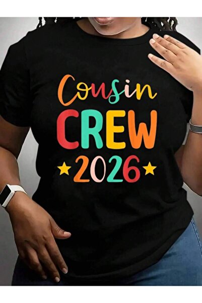 k222 Cousin Crew 2026 Cruise Vacation Trip Black Graphic T Shirts Tee
