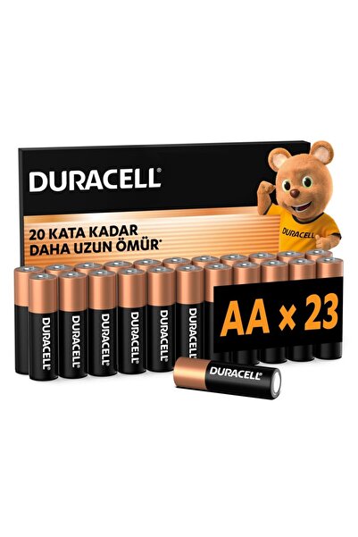 Duracell BASIC AA Alkalin Kalem Pil (23'lü Paket) – 1,5V