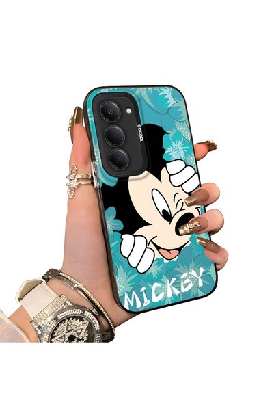 Hontinga Redmi 15 5g Compatible Silicone Edge Hard Back Case Mickey Pattern C...