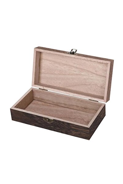 Generic Brand Vintage Solid Wood Storage Box – Rectangular Keepsake Box with ...