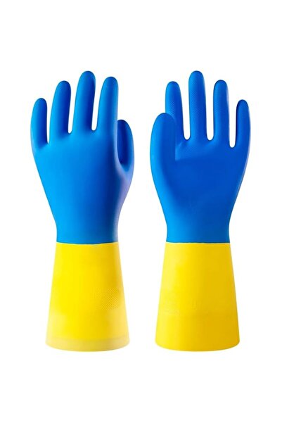 Generic AM SAFE-X Heavy Duty Household Cleaning Rubber Hand gloves, Dishwashi...