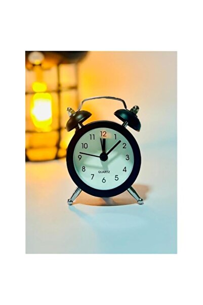 Generic Brand Twin Bell Analog Alarm Clock, 3 Inch Silent Non-Ticking, Batter...