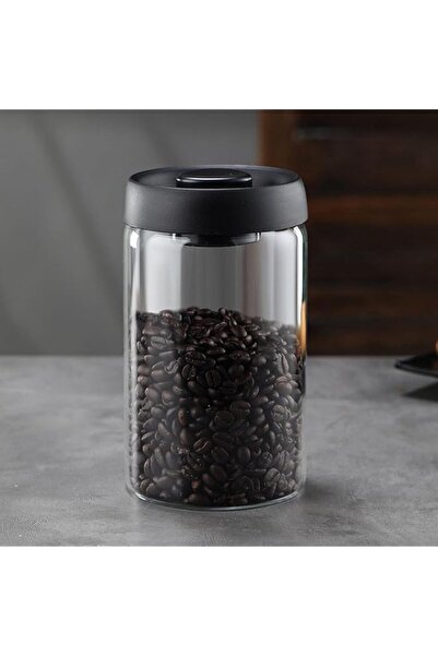 Generic Vacuum Glass Jars with Airtight Lid,Borosilicate Glass Coffee Caniste...