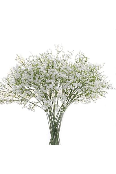 Generic 15Pcs Long Stem Artificial Baby Breath Flowers Real Touch Silk Gypsop...