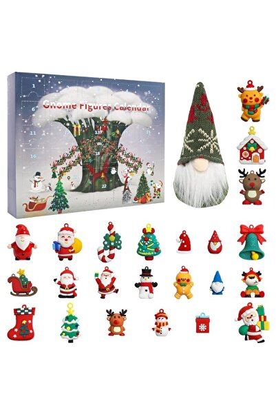 Generic Brand COOLive Christmas Gnome Advent Calendar 2024, 24 Days of Christ...