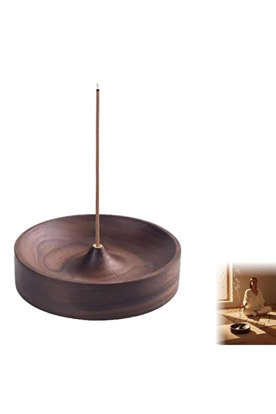 Generic Brand Bukela Incense Holder, Black Walnut Incense Stick Holders with ...