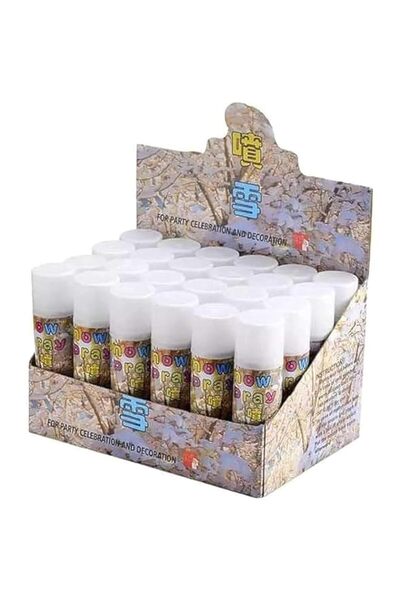 Generic Brand White Snow spary for National Day Celebration -24 pcs