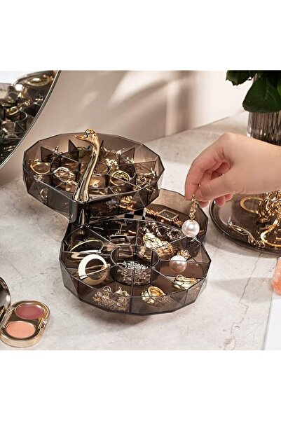Generic Brand Antlers Jewelry Display Stand, Jewelry Organizer Box, Clear Swa...