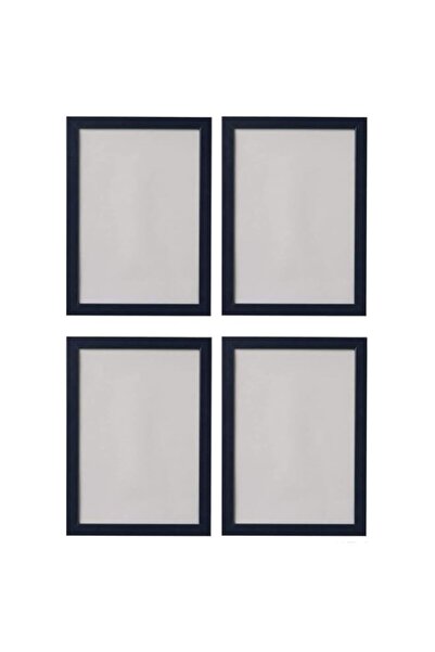 Generic Brand Ikea Fiskbo A4 Photo Frames (21x30cm, Dark Blue - Set of 4)