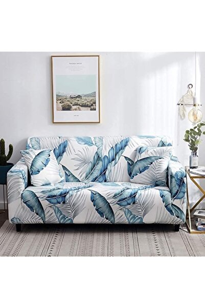 Generic Mofish Stretch Sofa Cover Printed Pattern with a Pillowcase 1-2-3-4 S...
