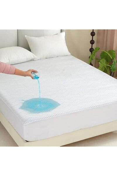 Generic Arabest Waterproof Mattress Protector, Soft Noiseless Bed Mattress Co...