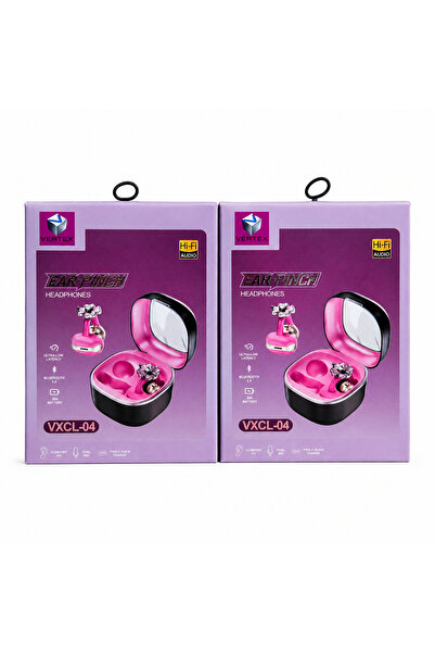 VERTEX VXCL-04 Ear-Pinch Wireless Bluetooth 5.4 Headphones – Hi-Fi Audio & Ul...