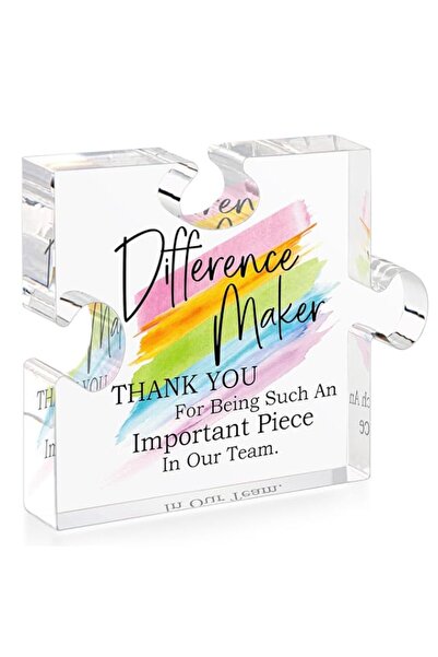 Generic Brand Difference Maker Gift for Women Men, Thank You Appreciation Des...