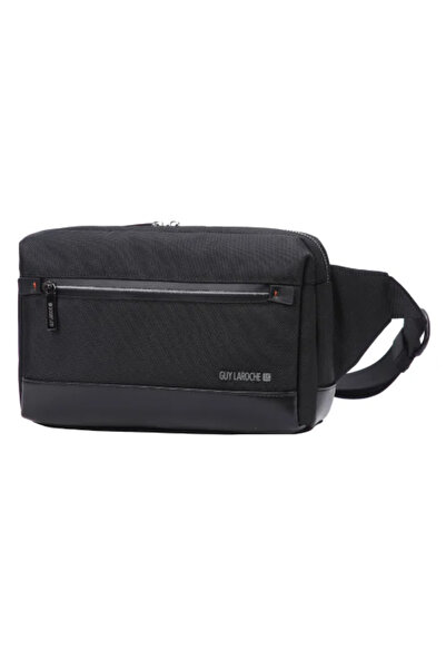 Guy Laroche Τσάντα μέσης/χιαστί 3lt microfiber polyester μαύρο