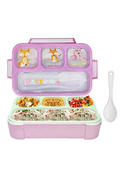 Generic OVA Lunch Box Pink -Proof Lunch Box(1 Pieces)