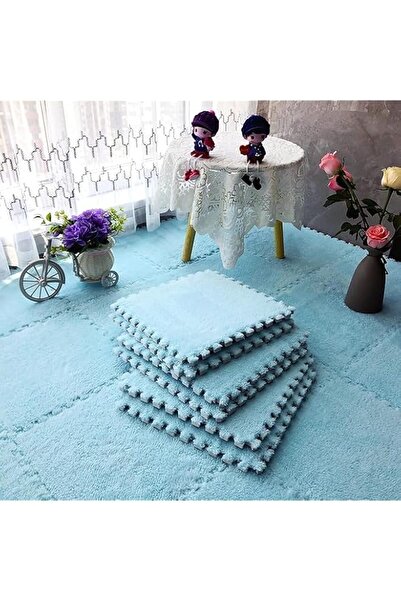 Generic Brand GGEROU 12 Pcs Plush Interlocking Carpet Shaggy Soft EVA Foam Ma...