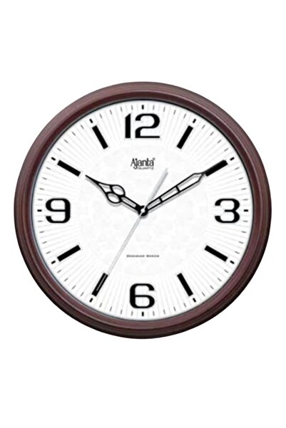 Generic Brand Ajanta Plastic Classic Wall Clock 3007 – Oak Wood | Analog Swee...