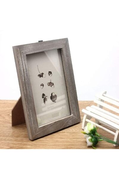 Generic Brand Retro Wooden Picture Frame, 6-Inch Vintage Photo Display Frames...