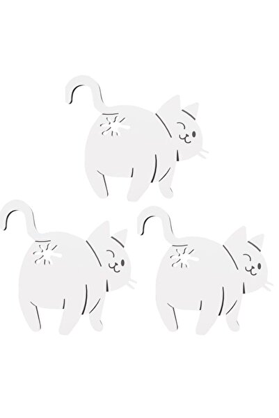 Generic 3Pcs Cat Shape Food Bag Clips, Reusable Bread & Snack Sealer Clips, F...