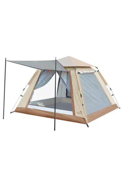 SOLARTEC Σκηνή αυτόματη 210x210x145cm polyester μπεζ SOLART