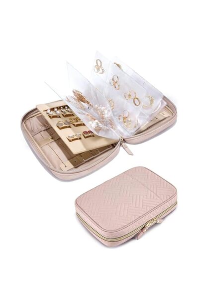 Generic Brand Large Jewelry Travel Organizer Case for Home Jewelry Organizer ...