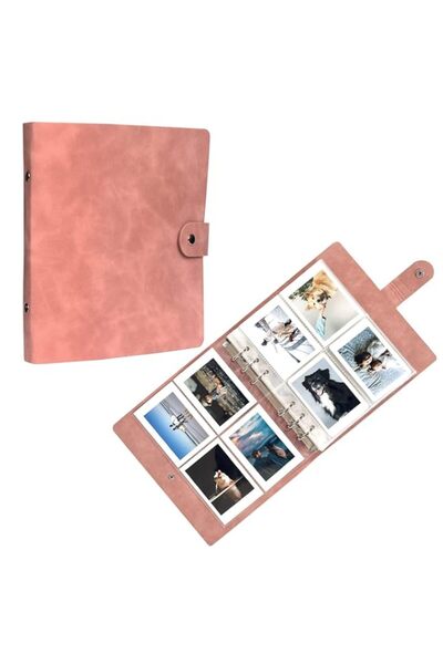 Generic Brand Photo Albums 200 Pockets Premium Leather Mini Album, Wallet Siz...