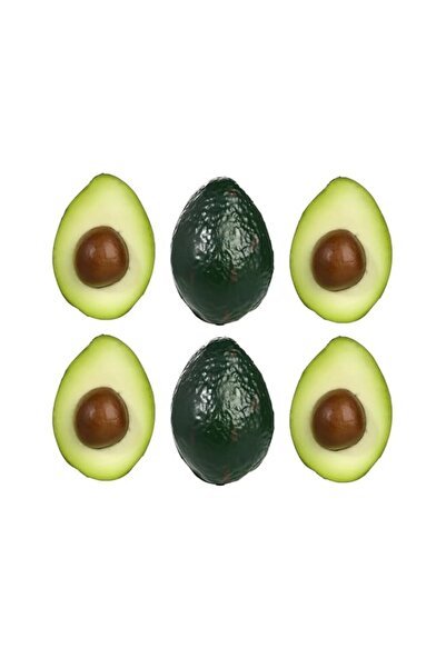 Generic 6 Pieces Artificial Avocado, Lifelike Fake Avocados for Photography P...