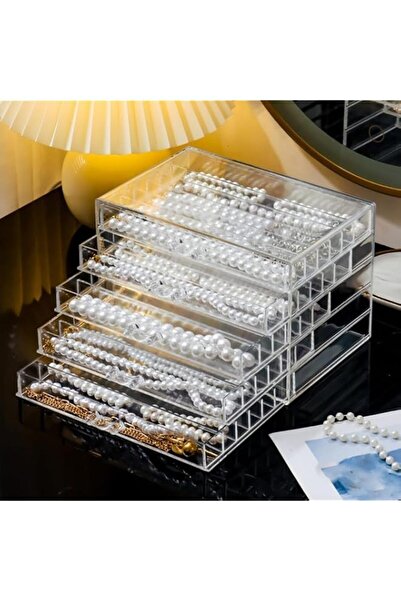 Generic Brand Acrylic Necklace Storage Box, Dustproof Jewellery Box, Necklace...