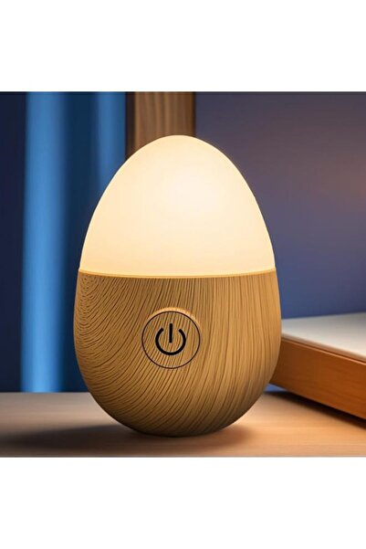 Generic Brand Egg Tumbler Night Light, Portable Rechargeable LED Desk Lamp, w...