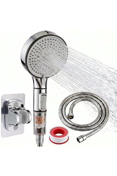 Generic Shower Head and Shower Filter (5 Modes) – Removes Chlorine from Hard ...
