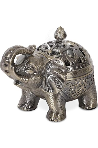 Generic Brand Alloy Incense Holder Stand, Elephant Cone Coil Incense Burner w...