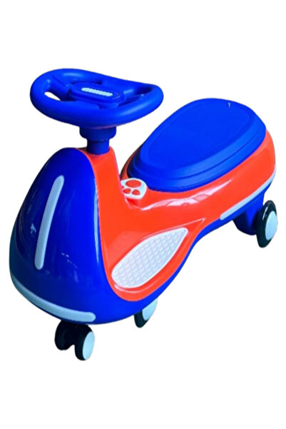 Leno Kids Swivel Swing Car - Interactive Ride-On Toy With Steering Wheel & Sm...