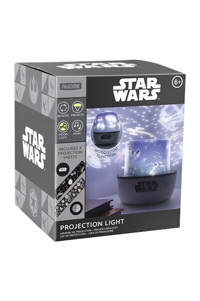 Paladone Star Wars – Lampă de veghe LED pentru copii, Proiector galactic USB,...